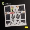 KELIK K32026 F-16I Sufa - interior 3D decals for Academy kit 1/32